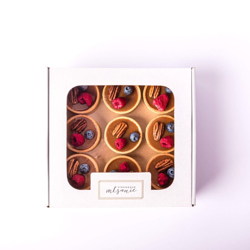 Tartaletky so slaným karamelom - Počet kusov: 30ks - 1800g