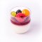 Vanilková panna cotta s malinovým želé