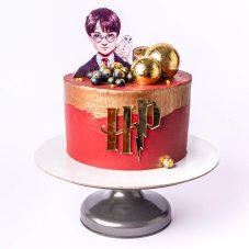 37. Torta Harry Potter s ovocím a čokoládovými guličkami